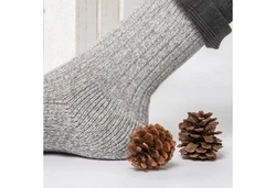 OCCULTO Norwegersocken Modell Finn (6-Paar) Schwarz/Dunkelgrau