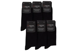 OCCULTO Basicsocken Herren Komfortsocken Schwarz/Dunkelgrau