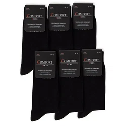 OCCULTO Basicsocken Herren Komfortsocken Schwarz/Dunkelgrau