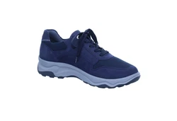 Waldlufer Schnürschuh H-Max Hellblau/Blau/Dunkelblau
