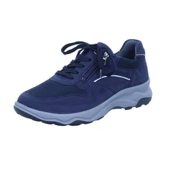 Waldlufer Schnürschuh H-Max Hellblau/Blau/Dunkelblau