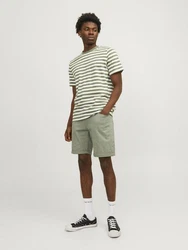 Jack & Jones Shorts JPSTRICK ORIGINAL SHORT Khaki/Dunkelgrün/Grün/Hellgrün