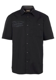 Man's World Kurzarmhemd mit kleinem Brustprint