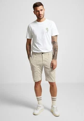 STREET ONE MEN Cargohose mit Taschen Khaki