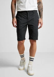 STREET ONE MEN Cargohose mit Taschen Blau/Schwarz/Dunkelblau/Dunkelgrau