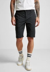 STREET ONE MEN Cargohose mit Taschen Blau/Schwarz/Dunkelblau/Dunkelgrau