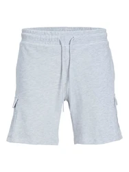 Jack & Jones Shorts JPSTSWIFT Cargo Sweat Shorts Grau/Hellgrau