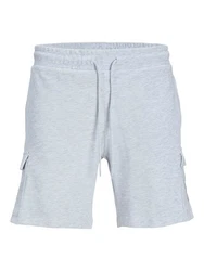 Jack & Jones Shorts JPSTSWIFT Cargo Sweat Shorts Grau/Hellgrau