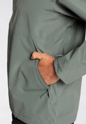 Jack Wolfskin Funktionsjacke ELDERBERG Dunkelgrün/Khaki/Grau/Hellgrau/Grün/Braun