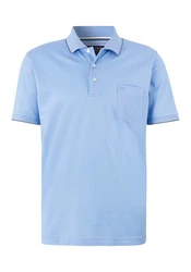 OLYMP Poloshirt Casual Blau/Hellblau