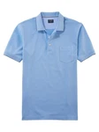 OLYMP Poloshirt Casual Blau/Hellblau