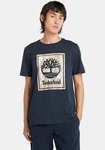 Timberland T-Shirt STACK LOGO Camo Short Sleeve Tee grün