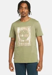 Timberland T-Shirt STACK LOGO Camo Short Sleeve Tee grün