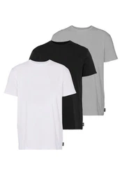 VANS T-Shirt graumeliert/schwarz/wei