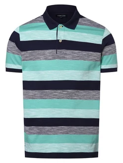 Andrew James Poloshirt Türkis/Blau/Grün/Hellblau
