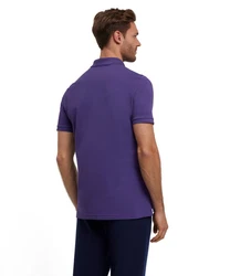 FALKE Poloshirt Dunkelblau/Lila