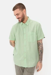 camel active Kurzarmhemd Shortsleeve Shirt Hellgrün/Türkis/Grün
