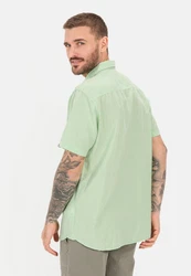 camel active Kurzarmhemd Shortsleeve Shirt Hellgrün/Türkis/Grün