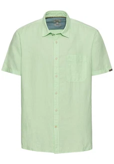 camel active Kurzarmhemd Shortsleeve Shirt Hellgrün/Türkis/Grün