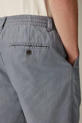 Next Chino-Shorts Grau/Blau