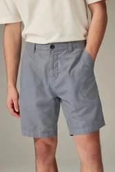 Next Chino-Shorts Grau/Blau