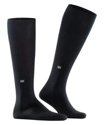 Burlington Kniestrümpfe Dublin Schwarz/Beige/Dunkelblau