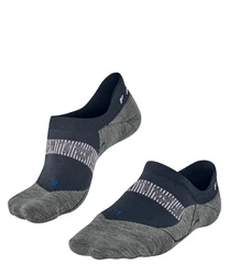 FALKE Laufsocken RU4 Endurance Cool Invisible Grau/Dunkelblau/Blau
