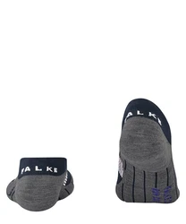 FALKE Laufsocken RU4 Endurance Cool Invisible Grau/Dunkelblau/Blau