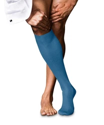 FALKE Kniestrümpfe No. 10 Pure Fil d'Écosse 