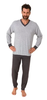 Normann Pyjama Herren langarm Schlafanzug