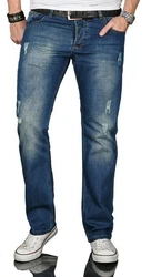 Alessandro Salvarini Regular-fit Jeans ASJulio Blau