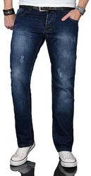 Alessandro Salvarini Regular-fit Jeans ASJulio Dunkelblau/Blau/Lila