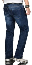 Alessandro Salvarini Regular-fit Jeans ASJulio Dunkelblau/Blau/Lila
