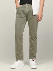 Tommy Jeans 5-Pocket Hose TJM RYAN GARMENT DYE PANT Khaki/Dunkelgrün
