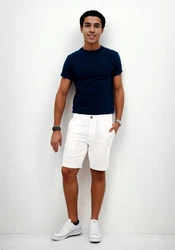 Indicode Shorts Indoros Creme/Weiß