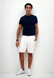 Indicode Shorts Indoros Creme/Weiß