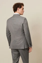 Next Baukastensakko Slim-Fit-Anzug-Sakko (1-tlg) Grau