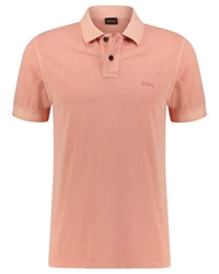 BOSS ORANGE Poloshirt Regular Fit Rosa/Rot/Lila
