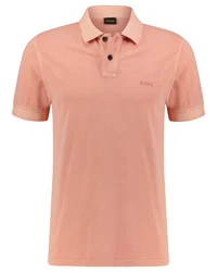 BOSS ORANGE Poloshirt Regular Fit Rosa/Rot/Lila