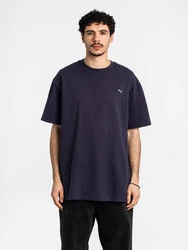 PUMA T-Shirt MMQ Tee Dunkelblau/Blau/Schwarz