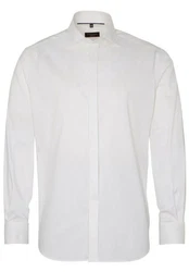 Eterna Langarm Business Hemd Weiß/Creme/Grau