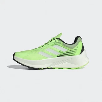 adidas TERREX SOULSTRIDE FLOW TRAILRUNNING Trailrunningschuh Grün/Hellgrün/Neonfarben