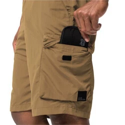Jack Wolfskin Cargoshorts KALAHARI CARGO Khaki/Braun