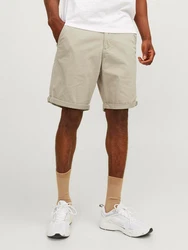 Jack & Jones Stoffhose JPSTBOWIE JJSHORTS SOLID SN Khaki/Beige