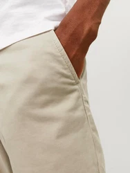 Jack & Jones Stoffhose JPSTBOWIE JJSHORTS SOLID SN Khaki/Beige