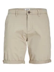 Jack & Jones Stoffhose JPSTBOWIE JJSHORTS SOLID SN Khaki/Beige
