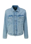 s.Oliver Sweatshirt mit Logoprägung Hellblau/Blau