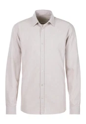 John Devin Langarmhemd Regular Fit Kentkragen Weiß/Khaki/Beige/Grau/Braun/Lila