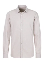 John Devin Langarmhemd Regular Fit Kentkragen Weiß/Khaki/Beige/Grau/Braun/Lila