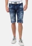 Cipo & Baxx Jeansshorts Blau/Lila/Dunkelblau